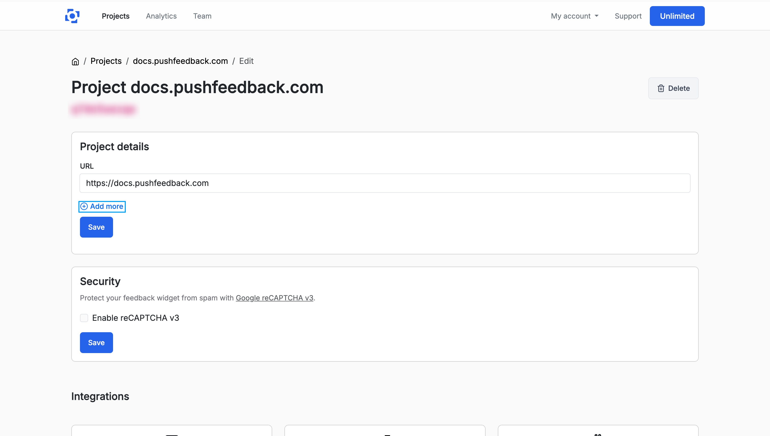Add more URLs