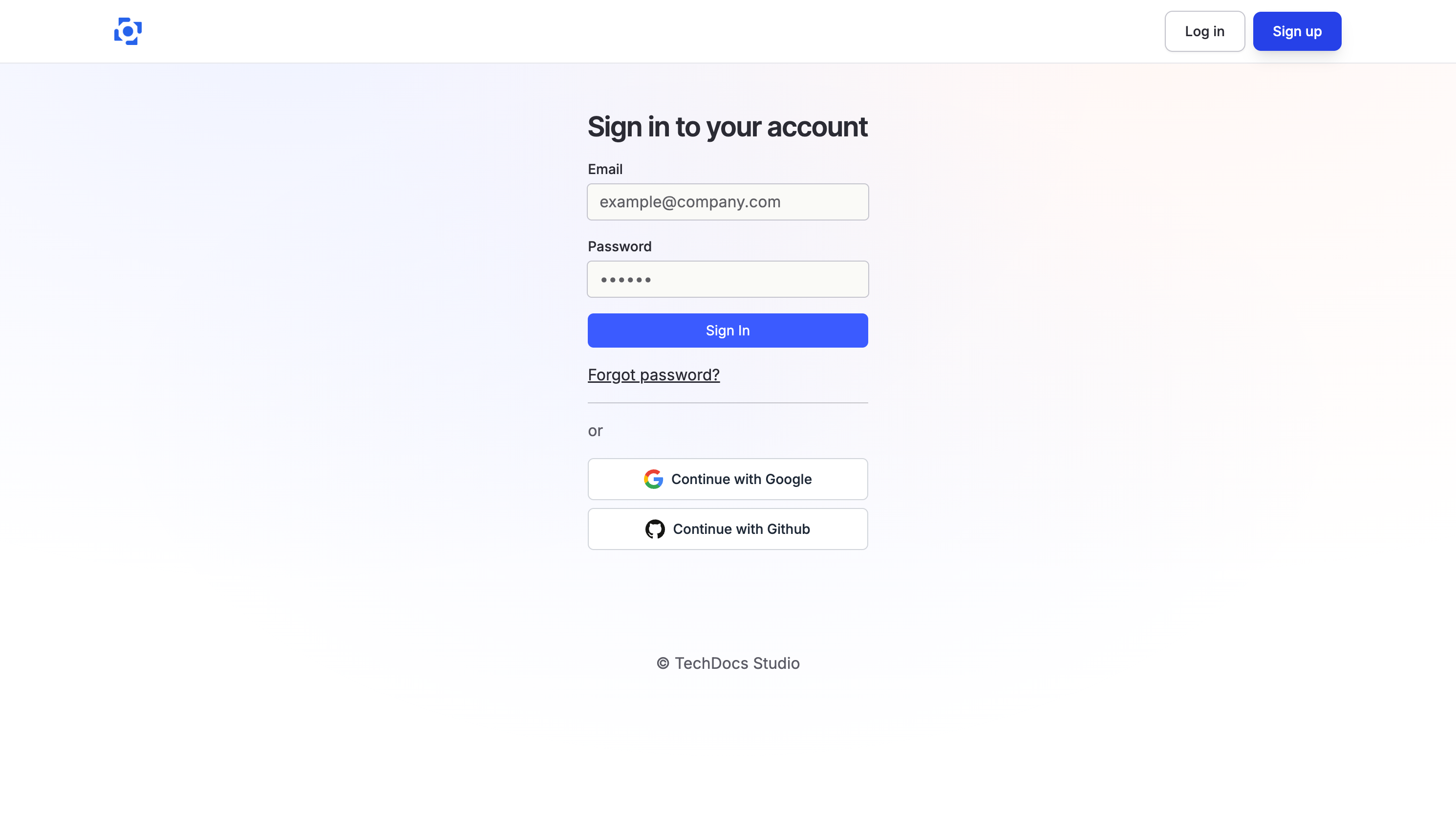 Create account